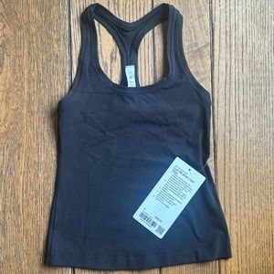 Lululemon NWT Cool RB Short Tank *Nulu - Black -  Size 0